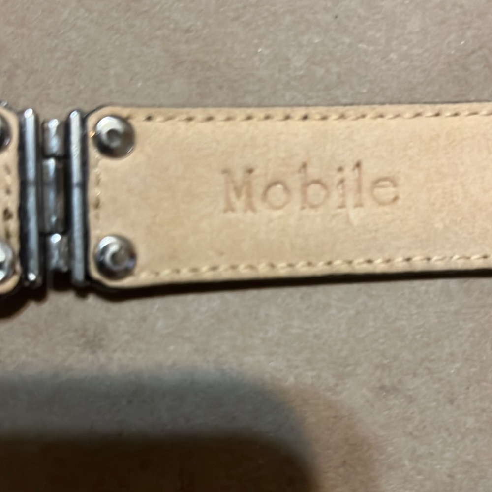Barse • Mobile Black/Brown Croc Genuine Italian Leather Belt • Size Small - Picture 11 of 11